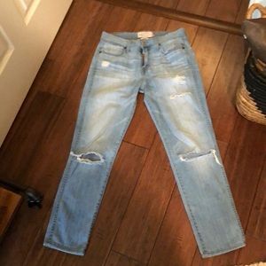 Lucky Brand Charlotte Rail crop jean